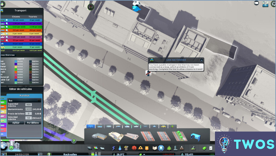 Cómo eliminar líneas de autobús en Ciudades Skylines?