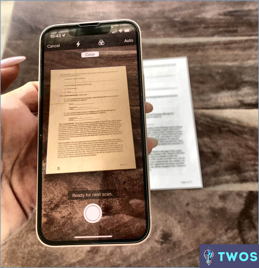 Cómo Escanear Una Imagen En Iphone Notes?
