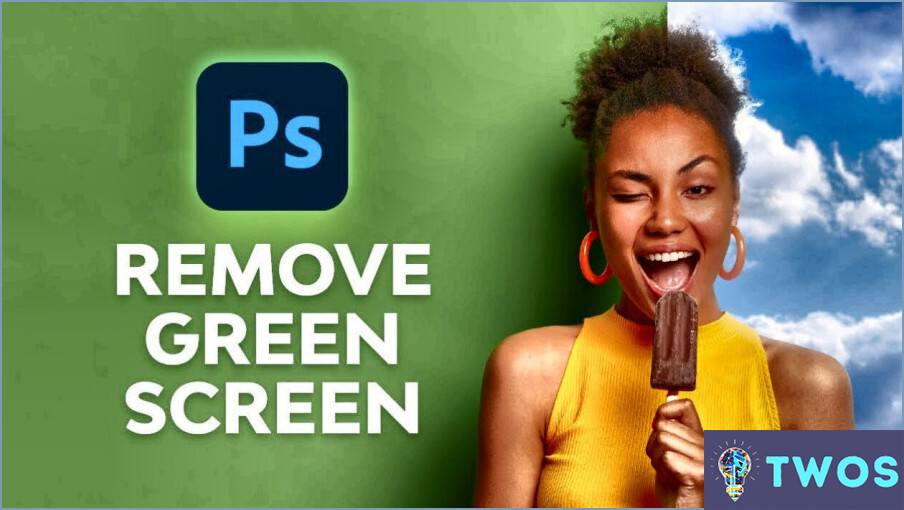 ¿Cómo puedo eliminar el color verde en Photoshop?