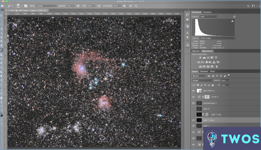 Tu ¿Cómo apilar imágenes en astrofotografía en Photoshop?