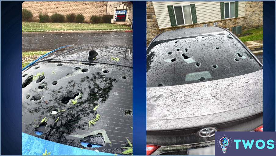 Cómo fingir daños por granizo en el coche?