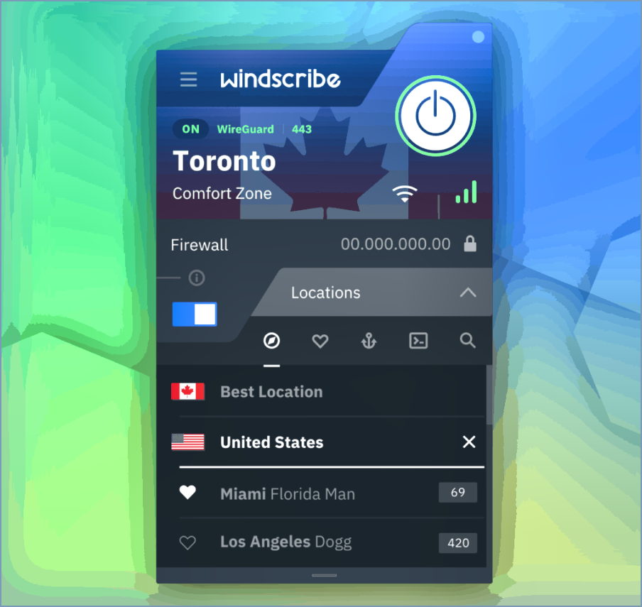 Windscribe VPN para Mac