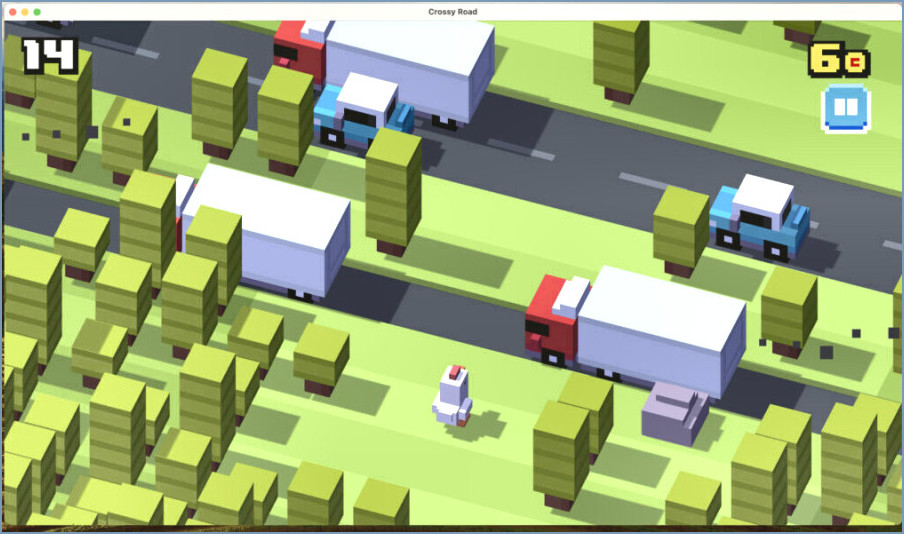 Crossy Road en Mac con PlayCover